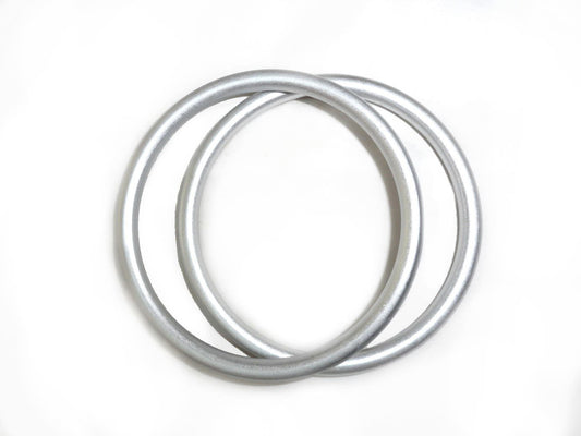 Aluminum Sling Rings about 3 inches diameter