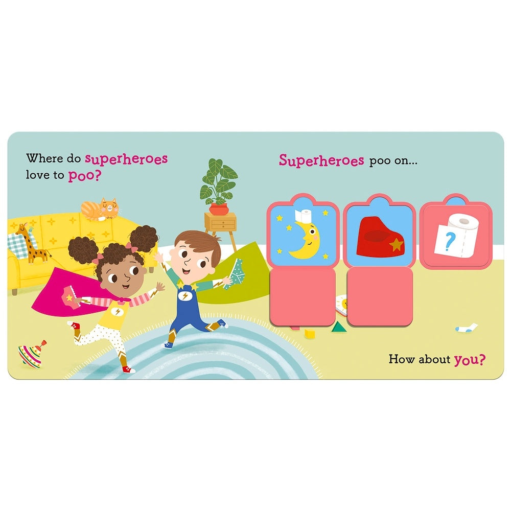 Superheroes LOVE Potty Time Board Book