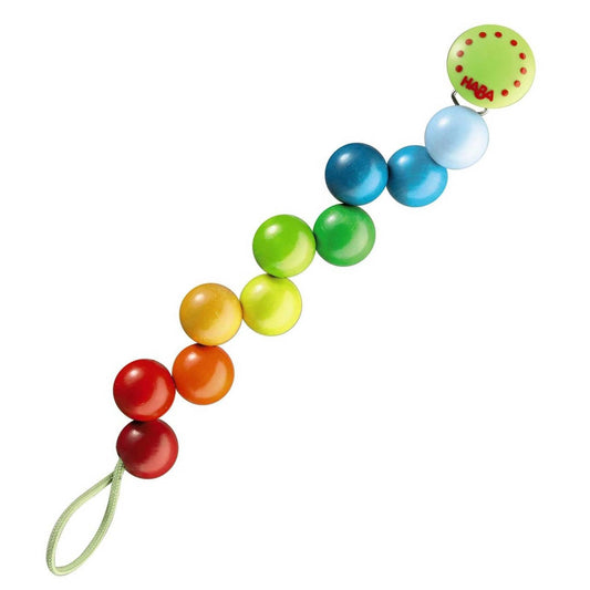 Haba Rainbow Pearls Pacifier Chain
