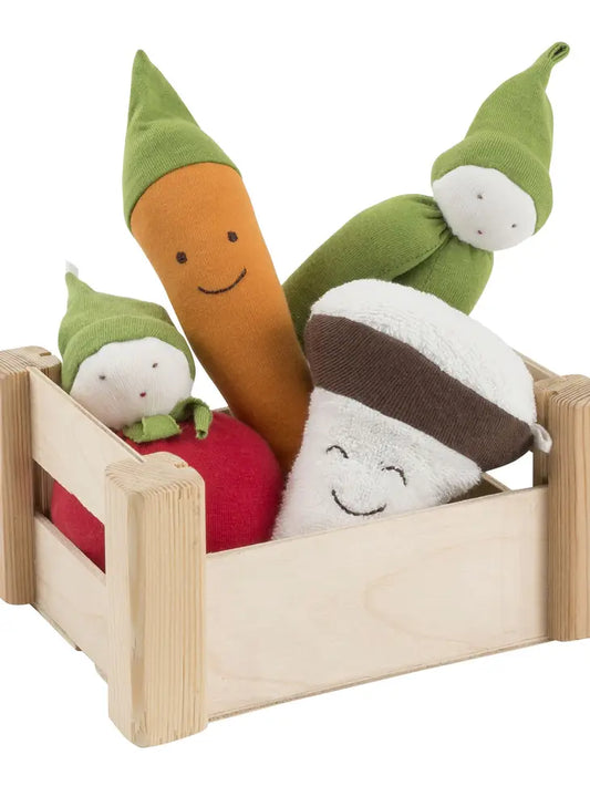 Organic Veggie Crate Toy by Under the Nile