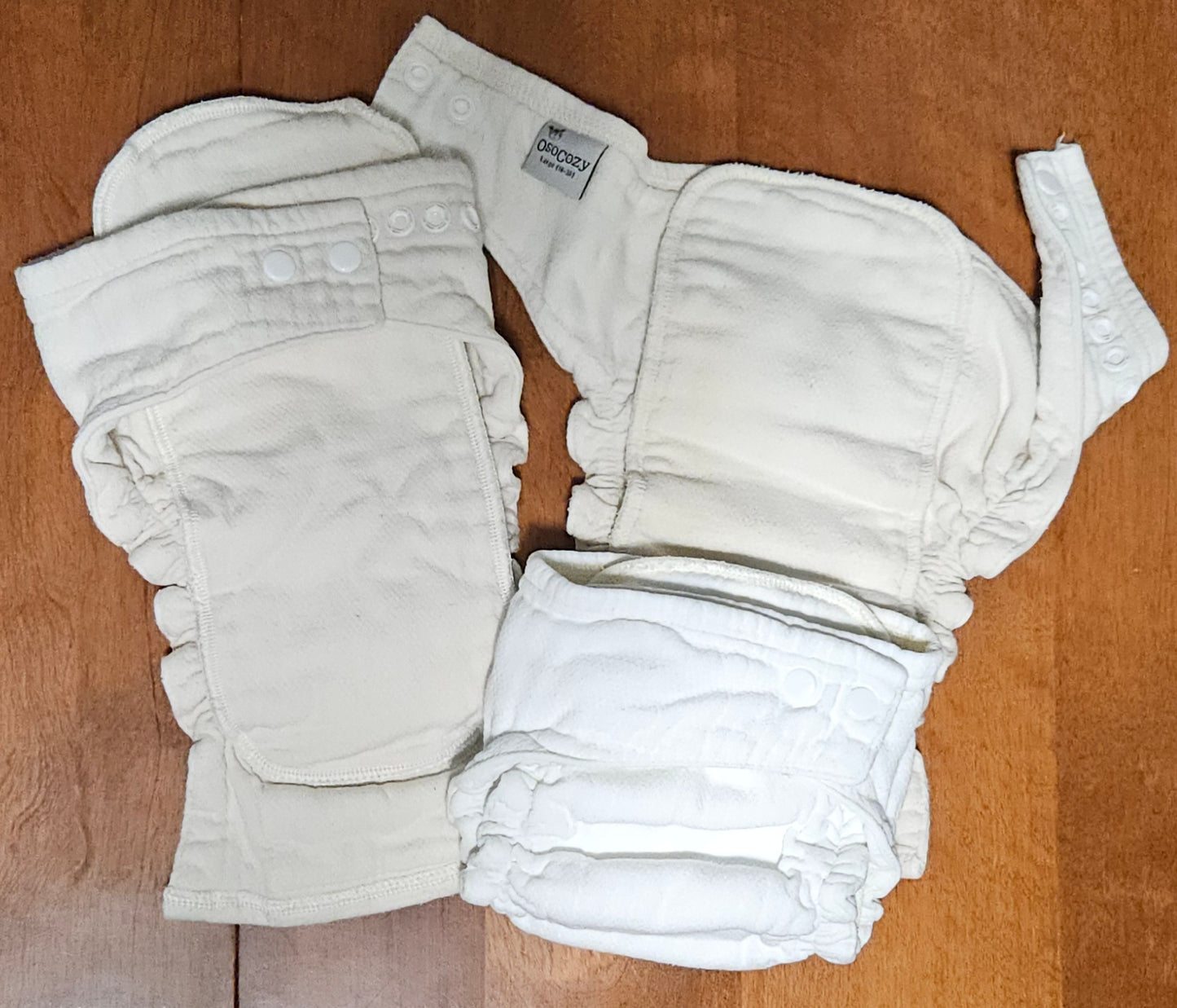 Gently Used OsoCozy Fitted Diapers - Size Two