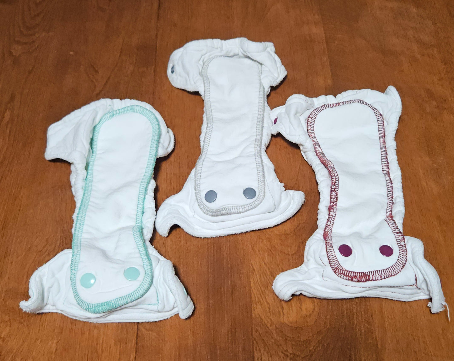 Gently Used Thirsties Naturals Newborn Fitteds (3 Pack)