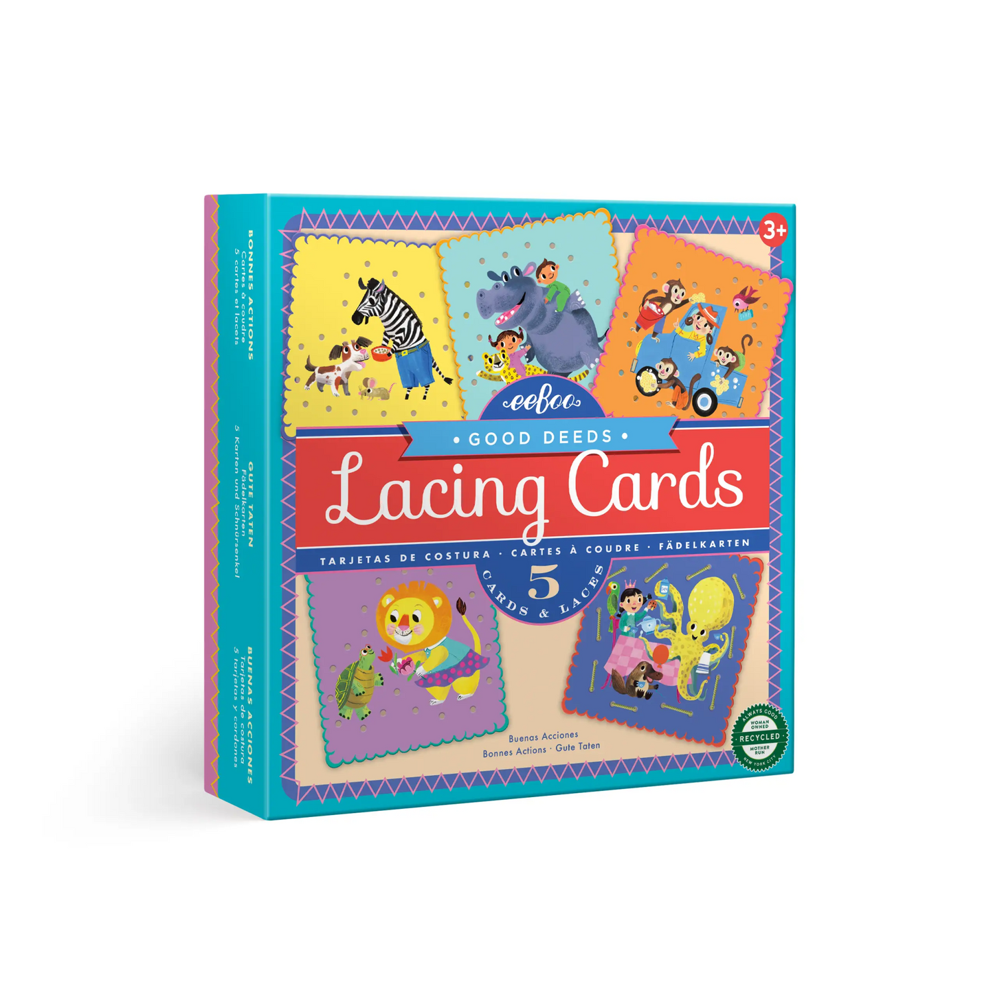 eeBoo Lacing Cards