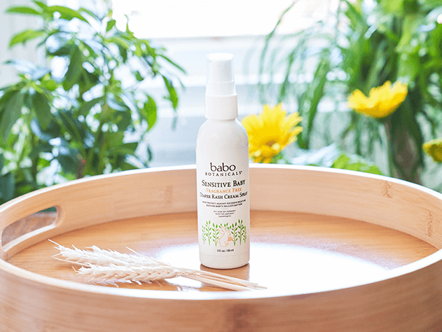 Babo Botanicals Sensitive Baby Zinc Diaper Rash Cream Spray