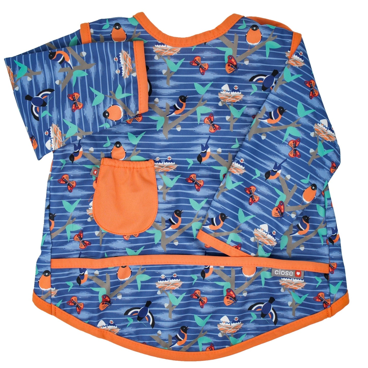 Close Pop-In Bib with Sleeves - Stage 4