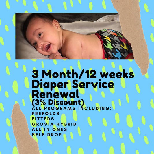 Diaper Service Renewal - 12 Weeks with 3% Discount