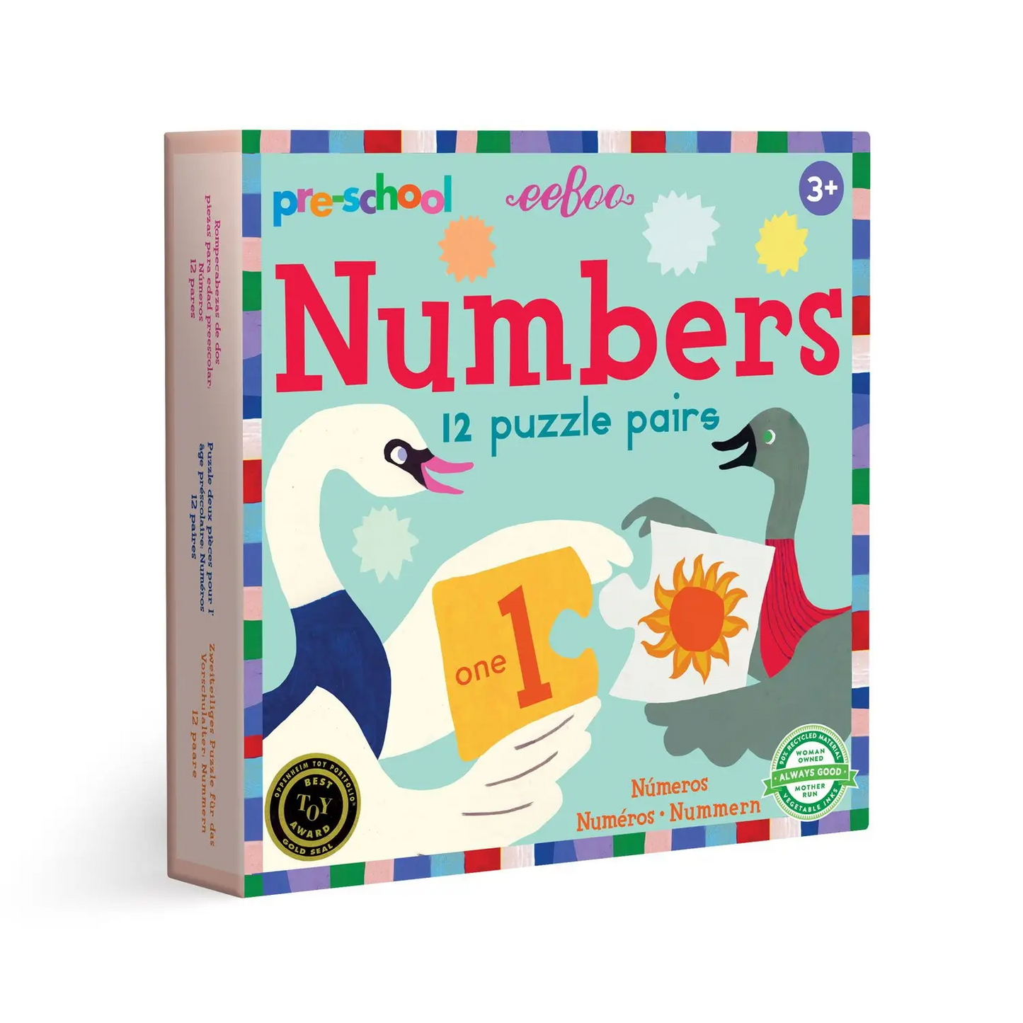 eeBoo Preschool Puzzle Pairs