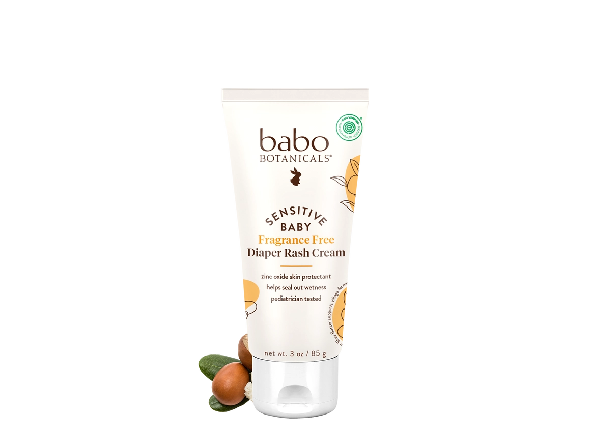 Babo Botanicals Sensitive Baby Zinc Diaper Rash Cream - 3oz