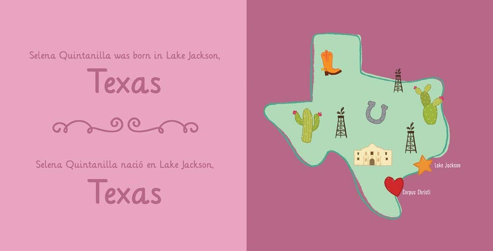 Life of La vida de Selena - A Lil' Libros Bilingual Book