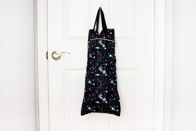 Buttons Hanging Wet Bags