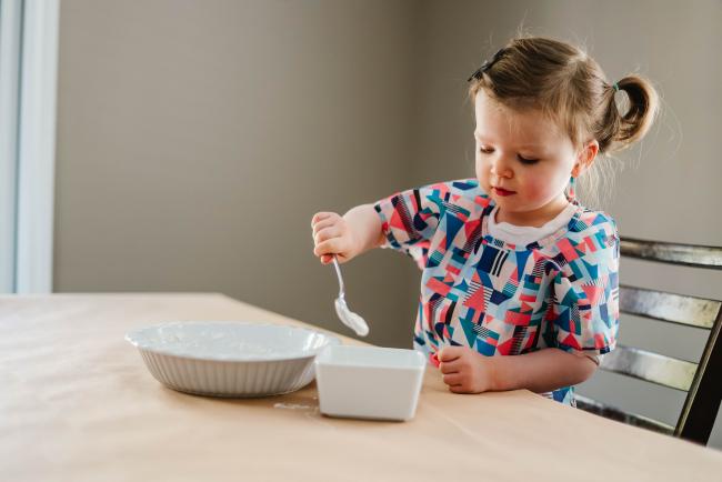 Buttons Smock Bib