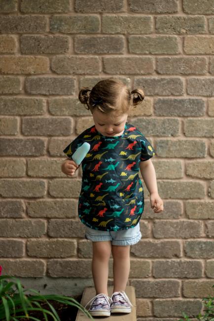 Buttons Smock Bib