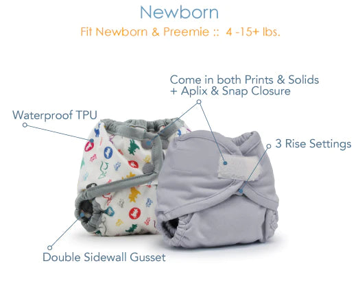 Rumparooz Newborn Cover -  Aplix Closure