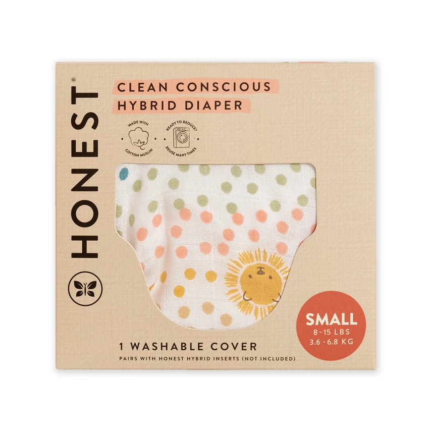 Honest Hybrid Muslin Diaper Cover