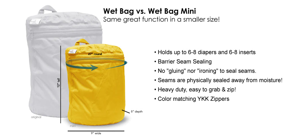Rumparooz MINI Wet Bag - Solids