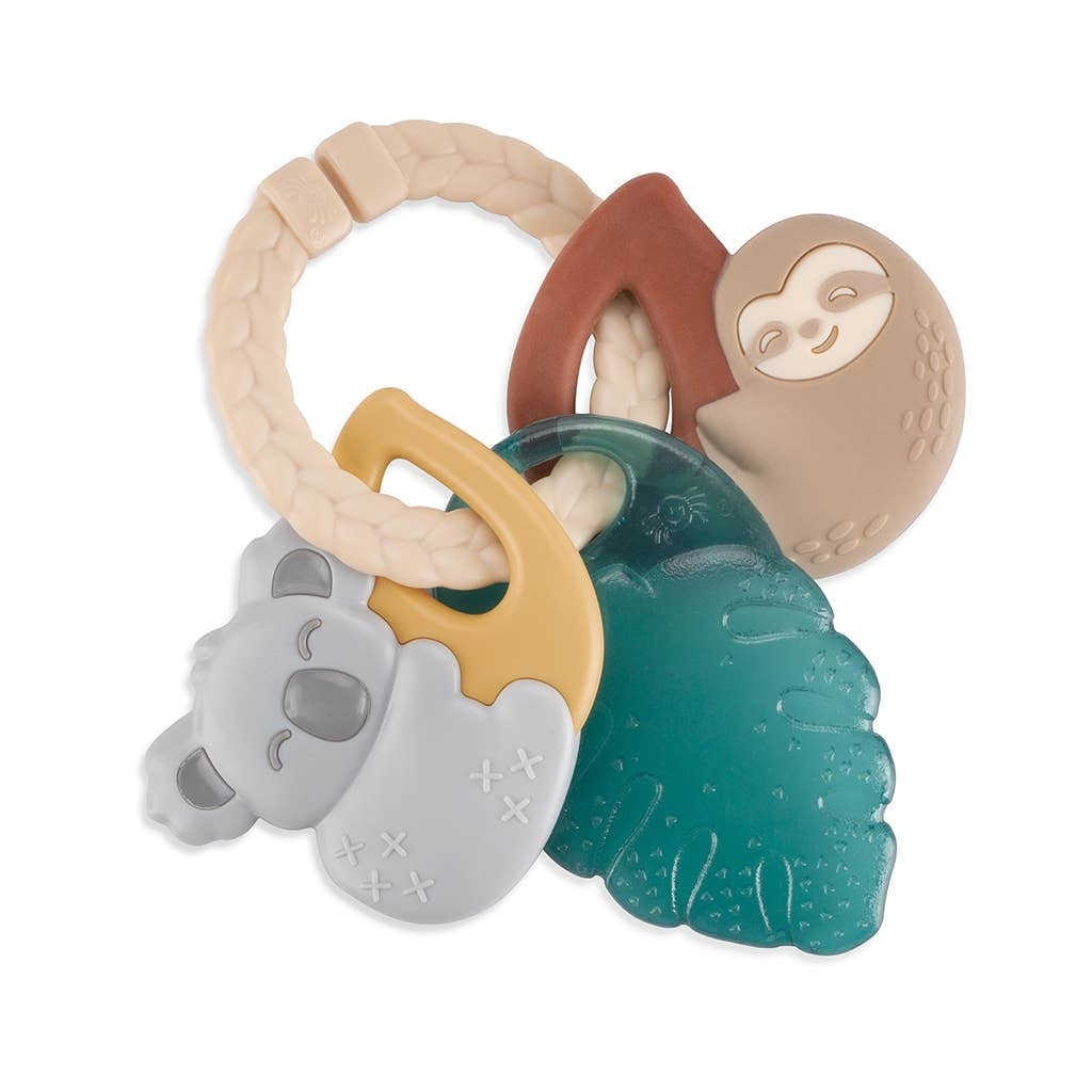 Itzy Ritzy Tropical Itzy Keys Textured Ring Teether & Rattle