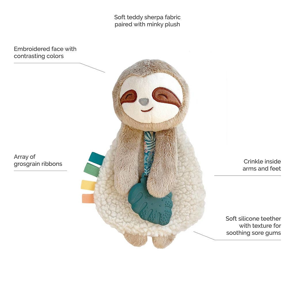 Itzy Ritzy Lovey Plush with Silicone Teether