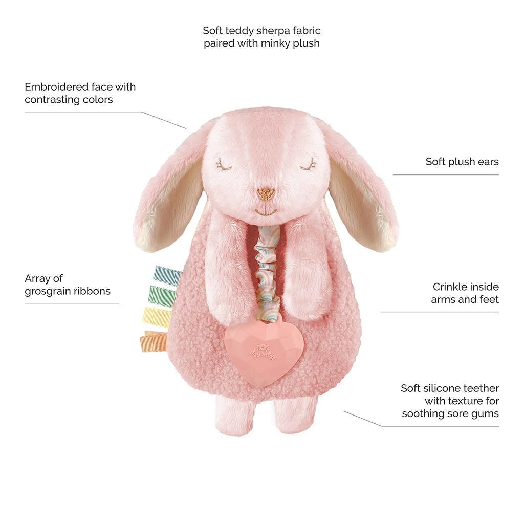 Itzy Ritzy Lovey Plush with Silicone Teether