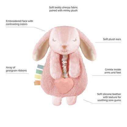 Itzy Ritzy Lovey Plush with Silicone Teether