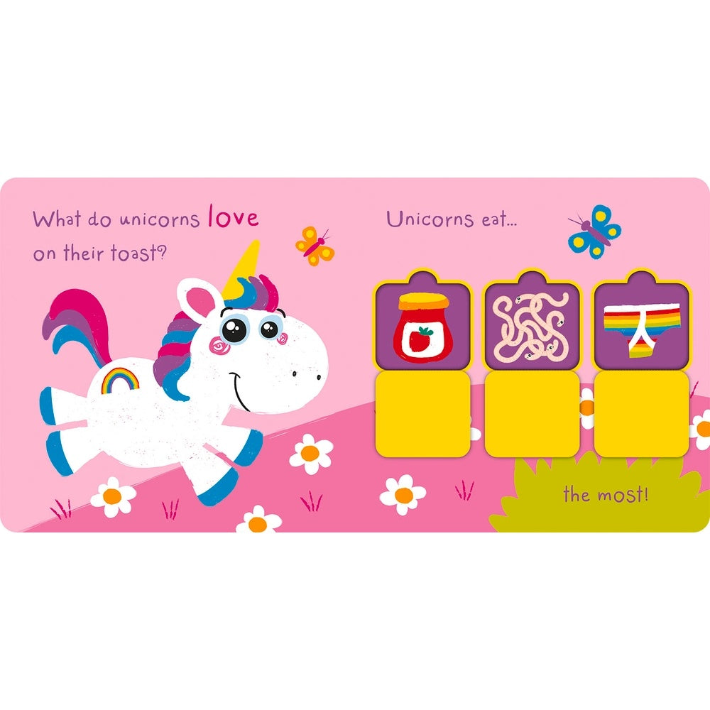 Unicorns Love Rainbow Underpants Board Book