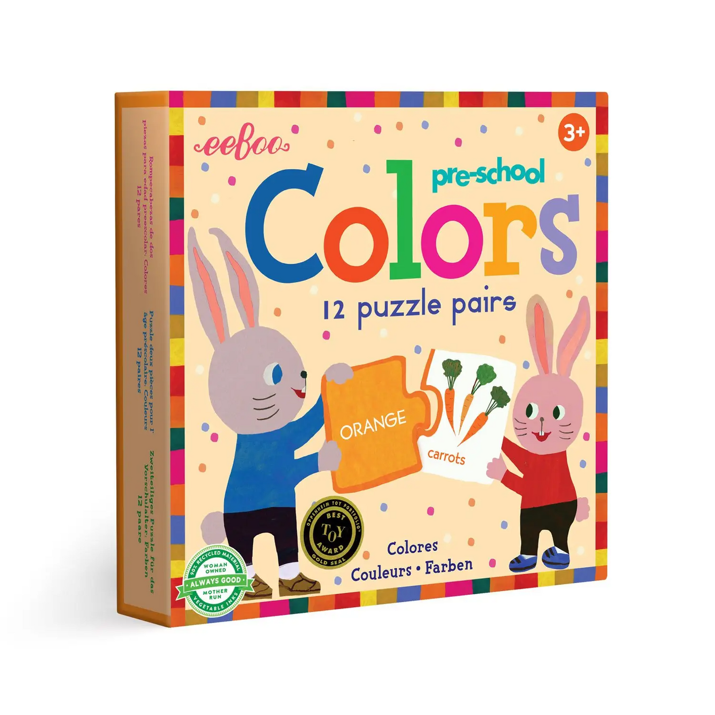 eeBoo Preschool Puzzle Pairs