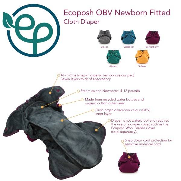 Rumparooz Ecoposh OBV Newborn Fitted