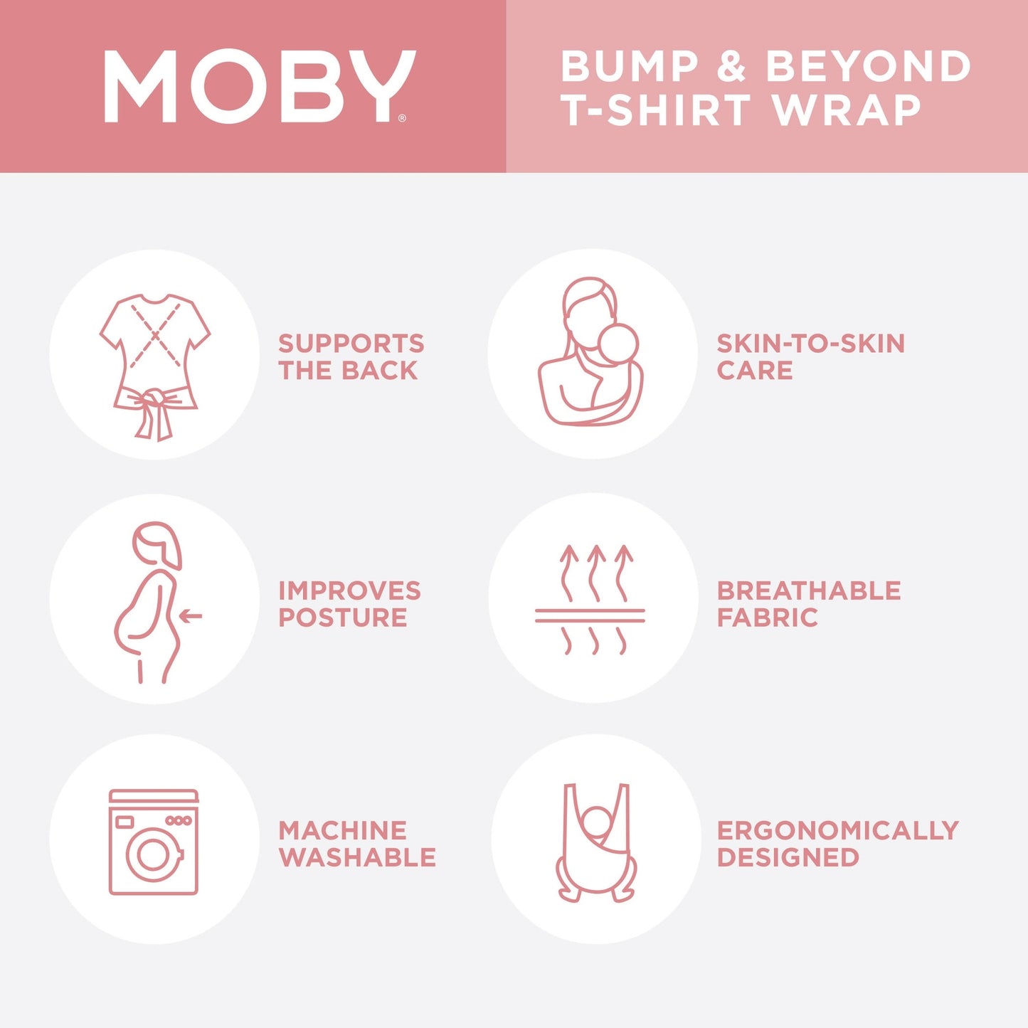 Moby Bump & Beyond T-Shirt Wrap