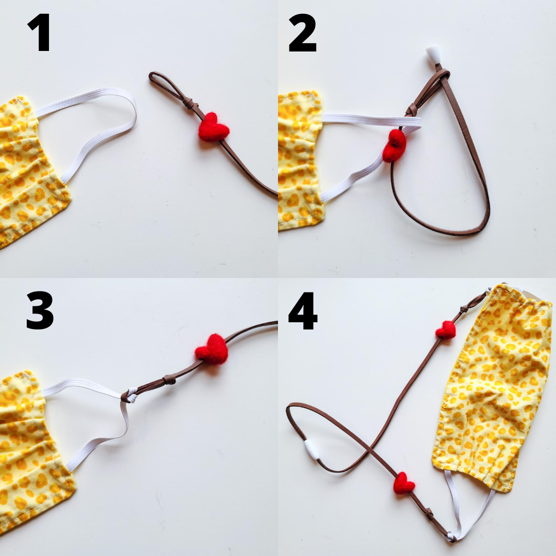 The Whimsical Woolies Kids/Adult Mask Lanyard