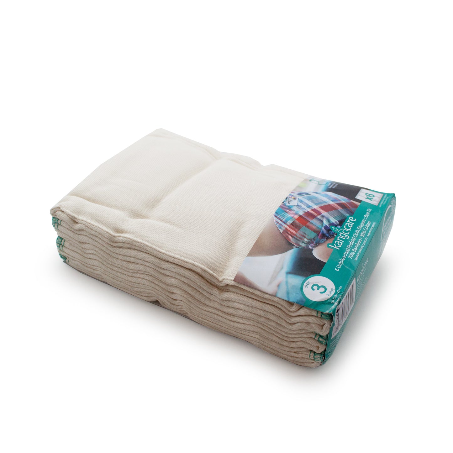 Rumparooz Bamboo Prefolds - 6 pack