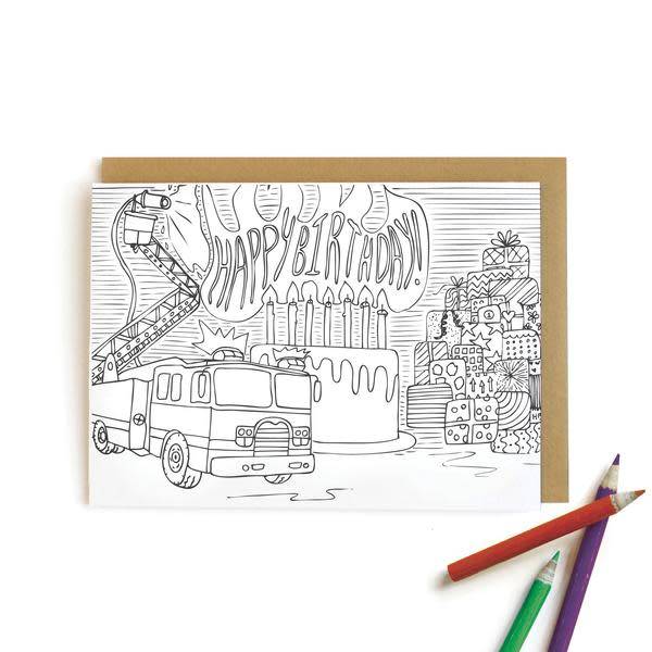 Wild Ink Press Coloring Cards