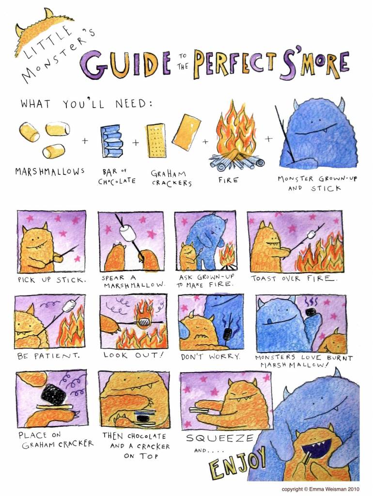 Make S'mores 8" x10" Guide