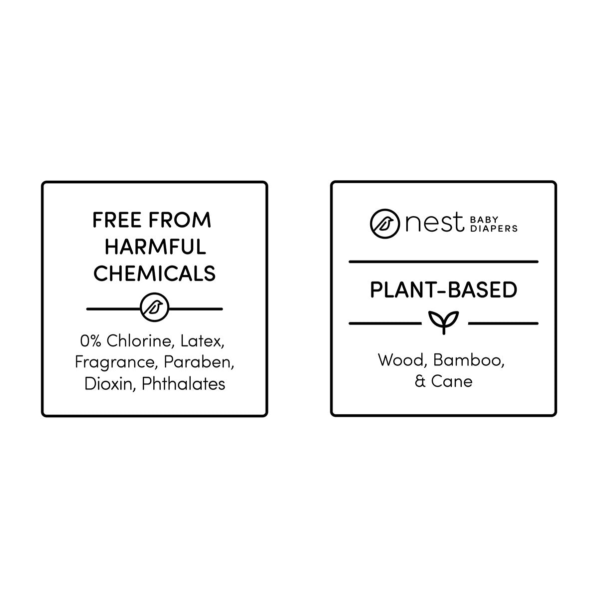Nest - Natural Plant Based Disposable Training Pants