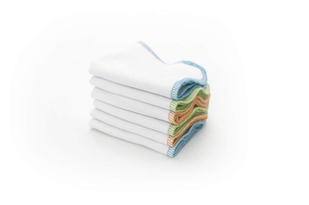 Thirsties Organic Cotton Jersey Wipes - 6 pack