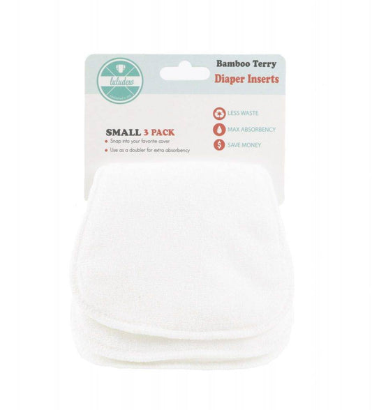 Luludew Bamboo Terry Inserts - 3 Pack
