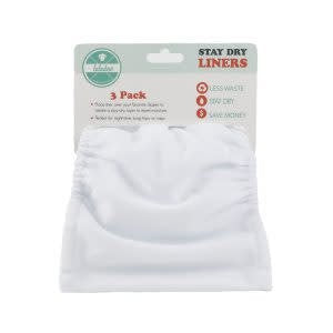 Luludew Snap In Stay Dry Liners - 3 Pack