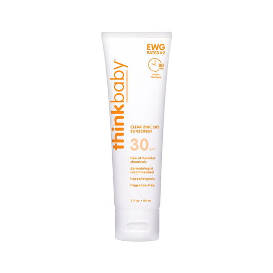 Thinkbaby Clear Zinc Sunscreen SPF30