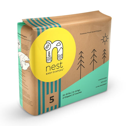 Nest - Natural Plant Based Baby Disposable Diapers