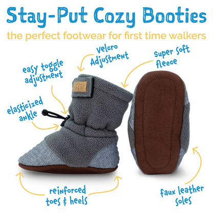 Jan & Jul Adjustable Stay-Put Cozy Booties