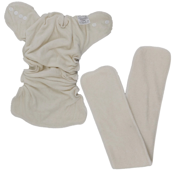 Avo+Cado One Size Bamboo Terry Fitted Diaper