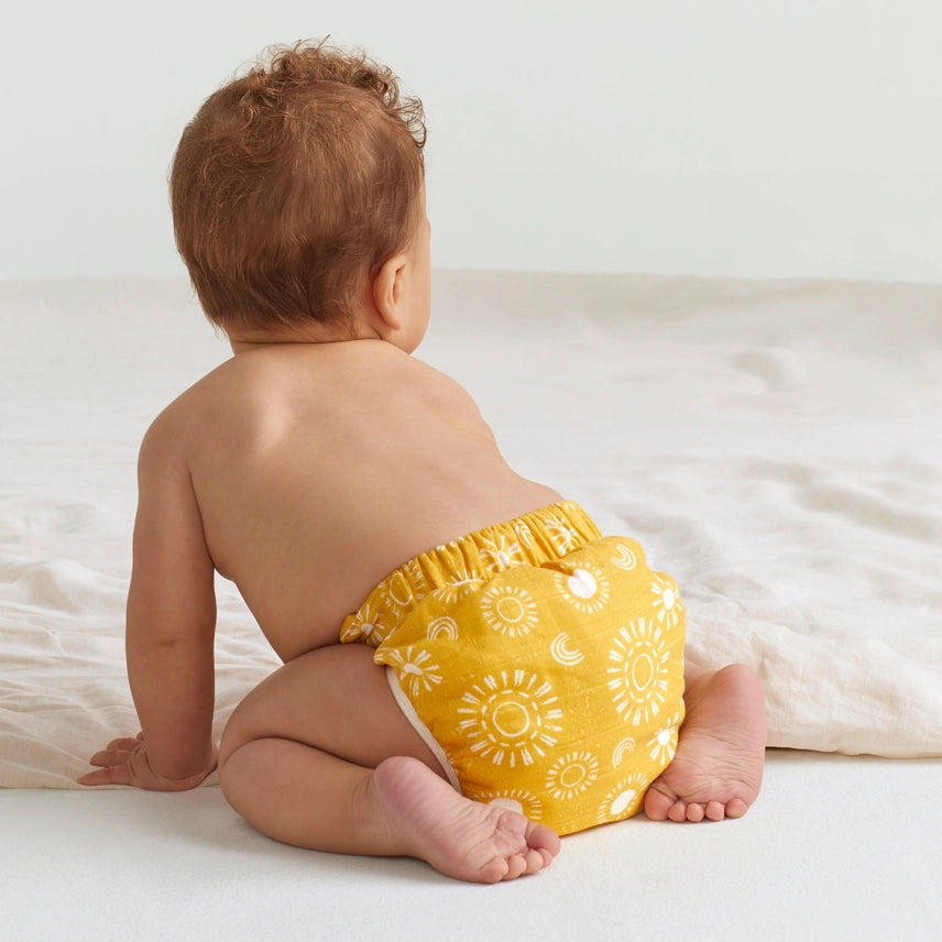 Honest Hybrid Muslin Diaper Cover