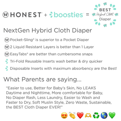 SmartNappy Super Boosties Hybrid Disposable Inserts