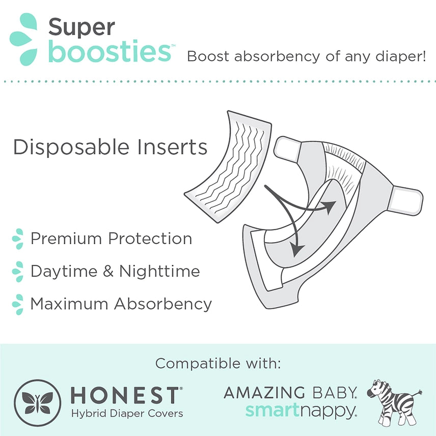 SmartNappy Super Boosties Hybrid Disposable Inserts