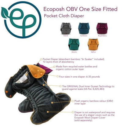 Ecoposh OBV One Size Fitted Diaper