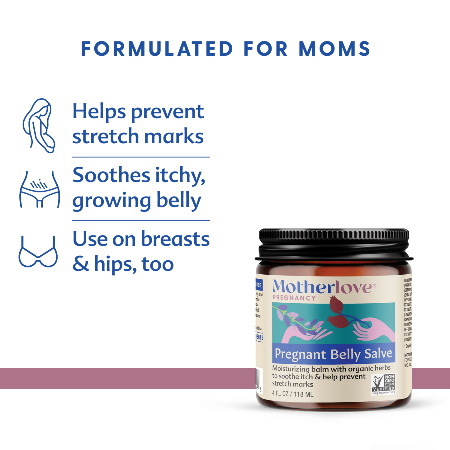 Motherlove Pregnant Belly Salve - 4 oz