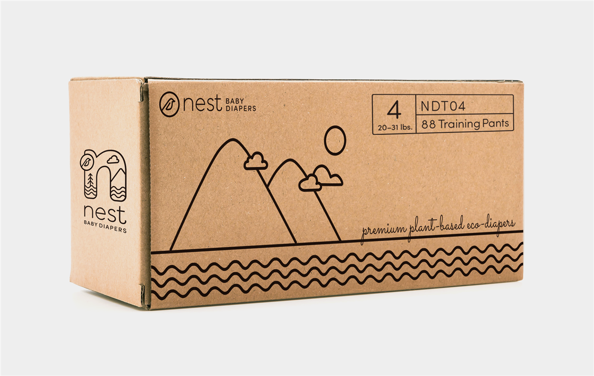 Nest - Natural Plant Based Disposable Training Pants